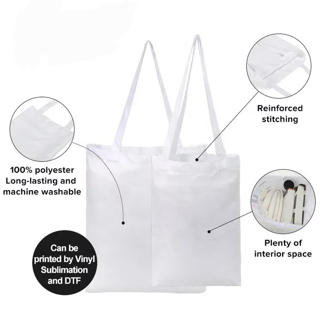 Sublimation tote bags