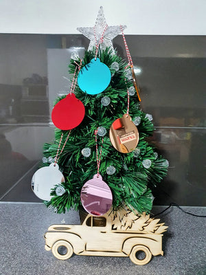 Blank Mirror Baubles