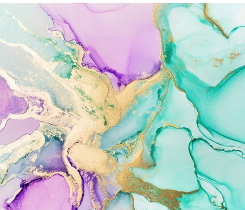 Magic Marble - Teal Purple