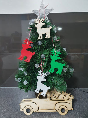 Personalised Standing Reindeer